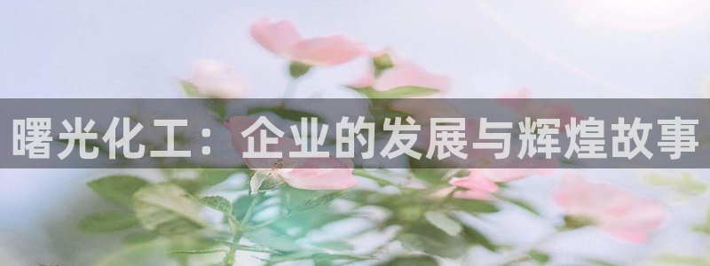 球盟会几点玩合适：曙光化工：企业的发展与辉煌故事