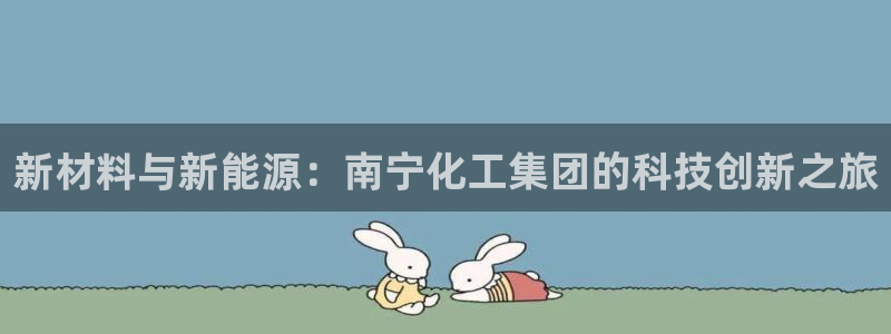 球盟会网页登录入口：新材料与新能源：南宁化工集团的科技创新之