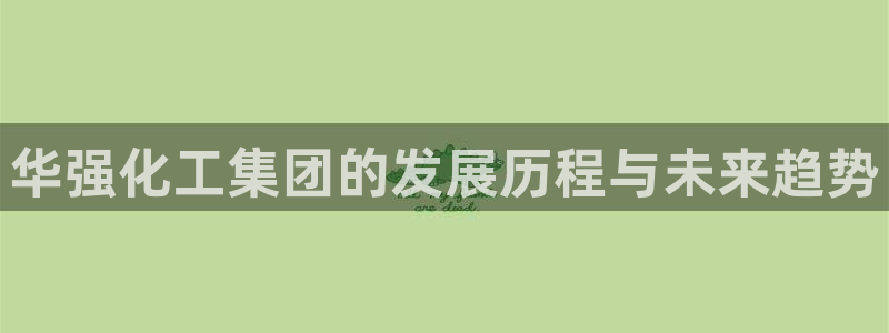 球盟会黑台子吗：华强化工集团的发展历程与未来趋势
