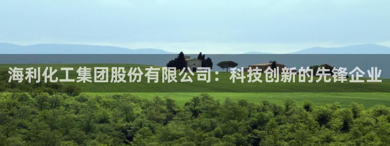 球盟会游戏：海利化工集团股份有限公司：科技创新的先锋企业