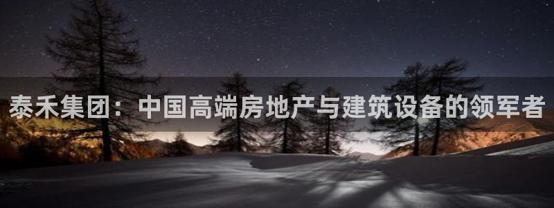 球盟会网页登录app下载地址：泰禾集团：中国高端房地产与建筑