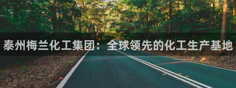 球盟会可靠不：泰州梅兰化工集团：全球领先的化工生产基地