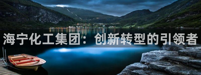 球盟会黑台子：海宁化工集团：创新转型的引领者